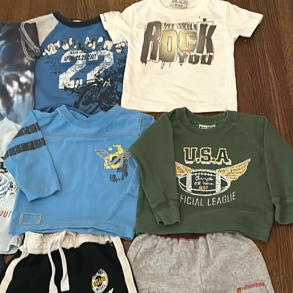 20 Piece Lot of Designer Baby Boy Clothing 12 Months